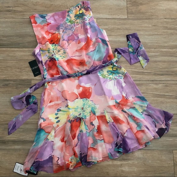 NWT Lauren Ralph Lauren Dress - Picture 3 of 11